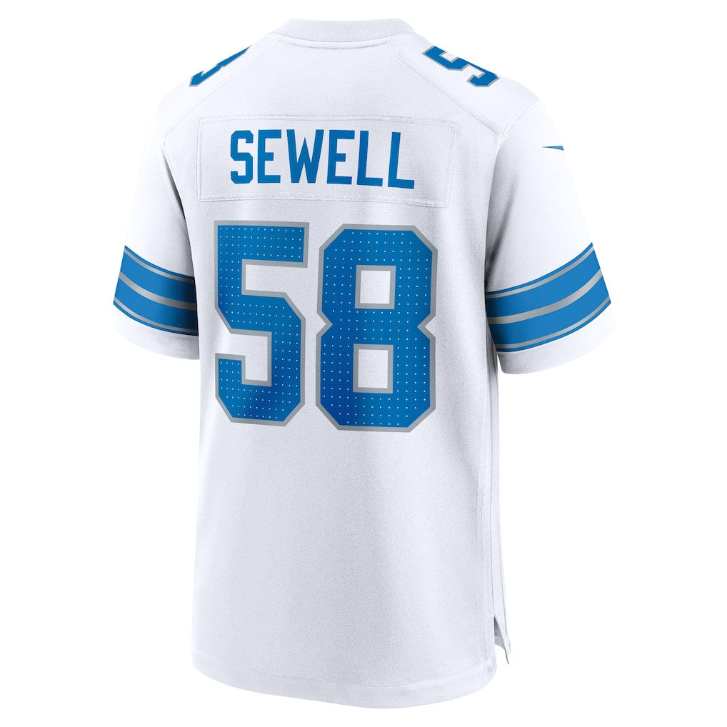 Penei Sewell 58 Detroit Lions Game Men Jersey - White
