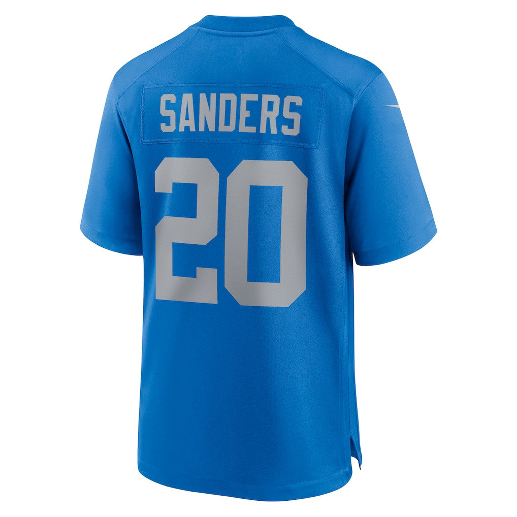 Barry Sanders 20 Detroit Lions Alternate Game Men Jersey - Blue