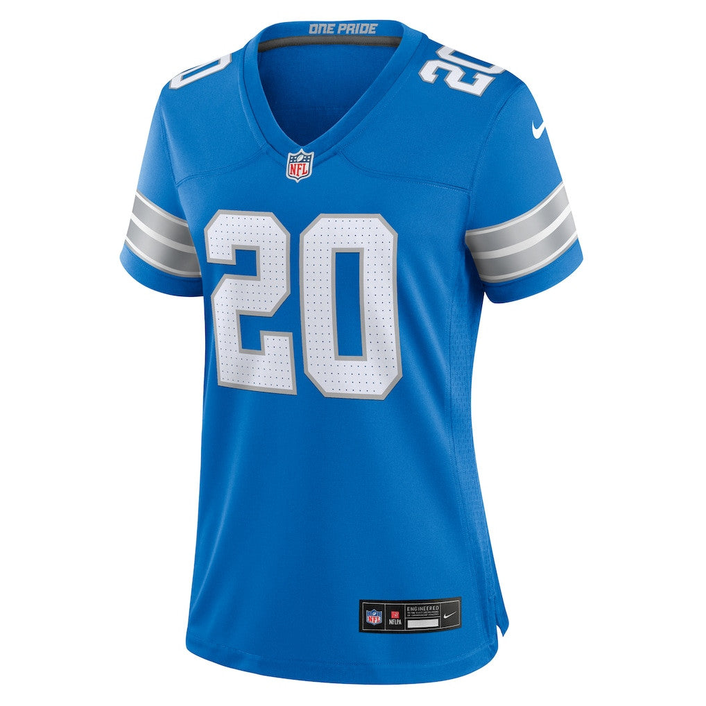 Barry Sanders 20 Detroit Lions Women's Retired Player Game Jersey - Blue