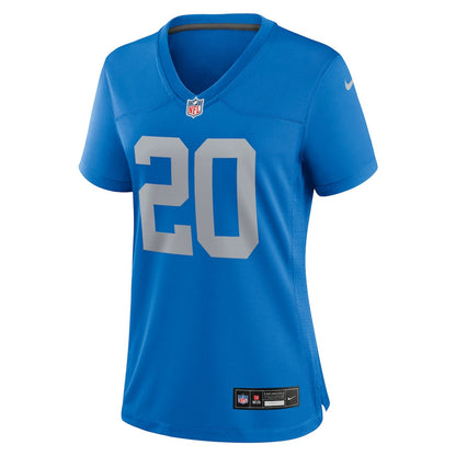 Barry Sanders 20 Detroit Lions Women's Alternate Game Jersey - Blue