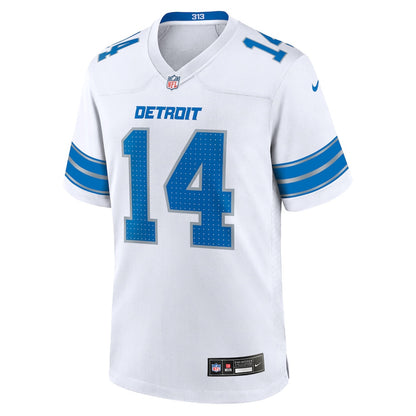 Amon-Ra St. Brown 14 Detroit Lions Game Men Jersey - White
