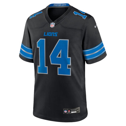 Amon-Ra St. Brown 14 Detroit Lions 2nd Alternate Game Men Jersey - Black