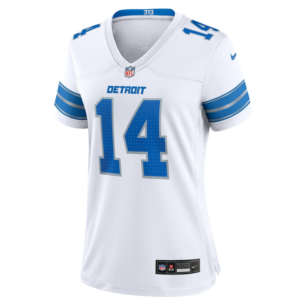 Amon-Ra St. Brown 14 Detroit Lions Women's Game Jersey - White
