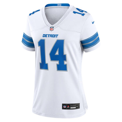 Amon-Ra St. Brown 14 Detroit Lions Women's Game Jersey - White