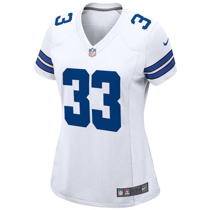 Javonte Williams 33 Dallas Cowboys Women's Game Jersey - White