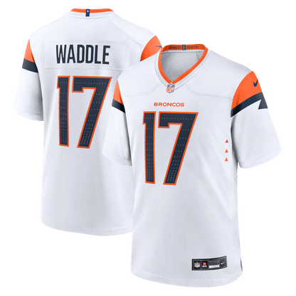 Jaylen Waddle 17 Denver Broncos Game Men Jersey - White