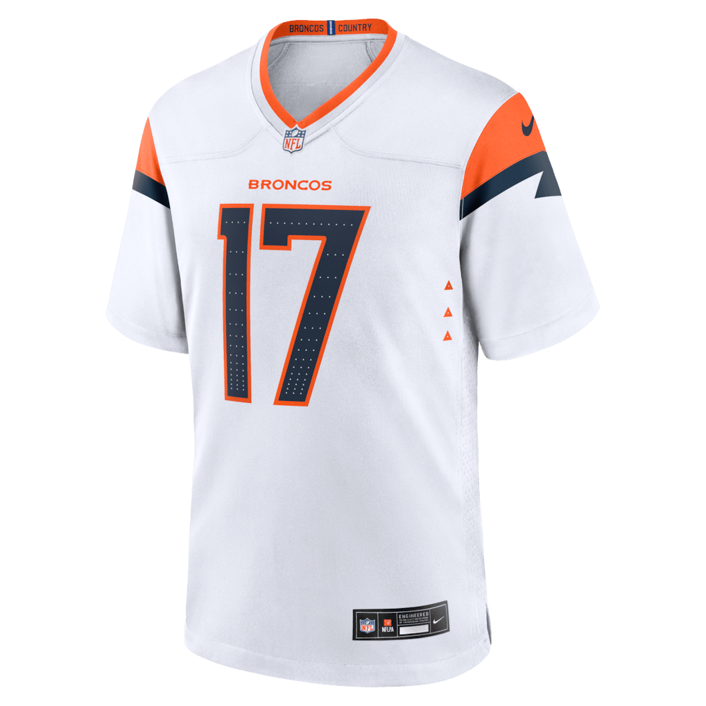 Jaylen Waddle 17 Denver Broncos Game Men Jersey - White