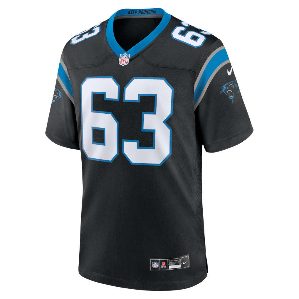 Rasheed Walker 63 Carolina Panthers Team Game Men Jersey - Black