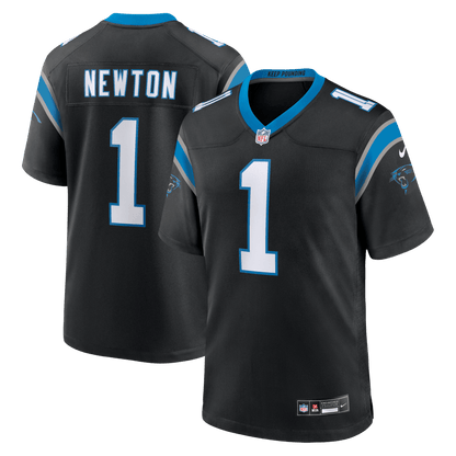 Cam Newton 1 Carolina Panthers Team Retired Game Men Jersey - Black