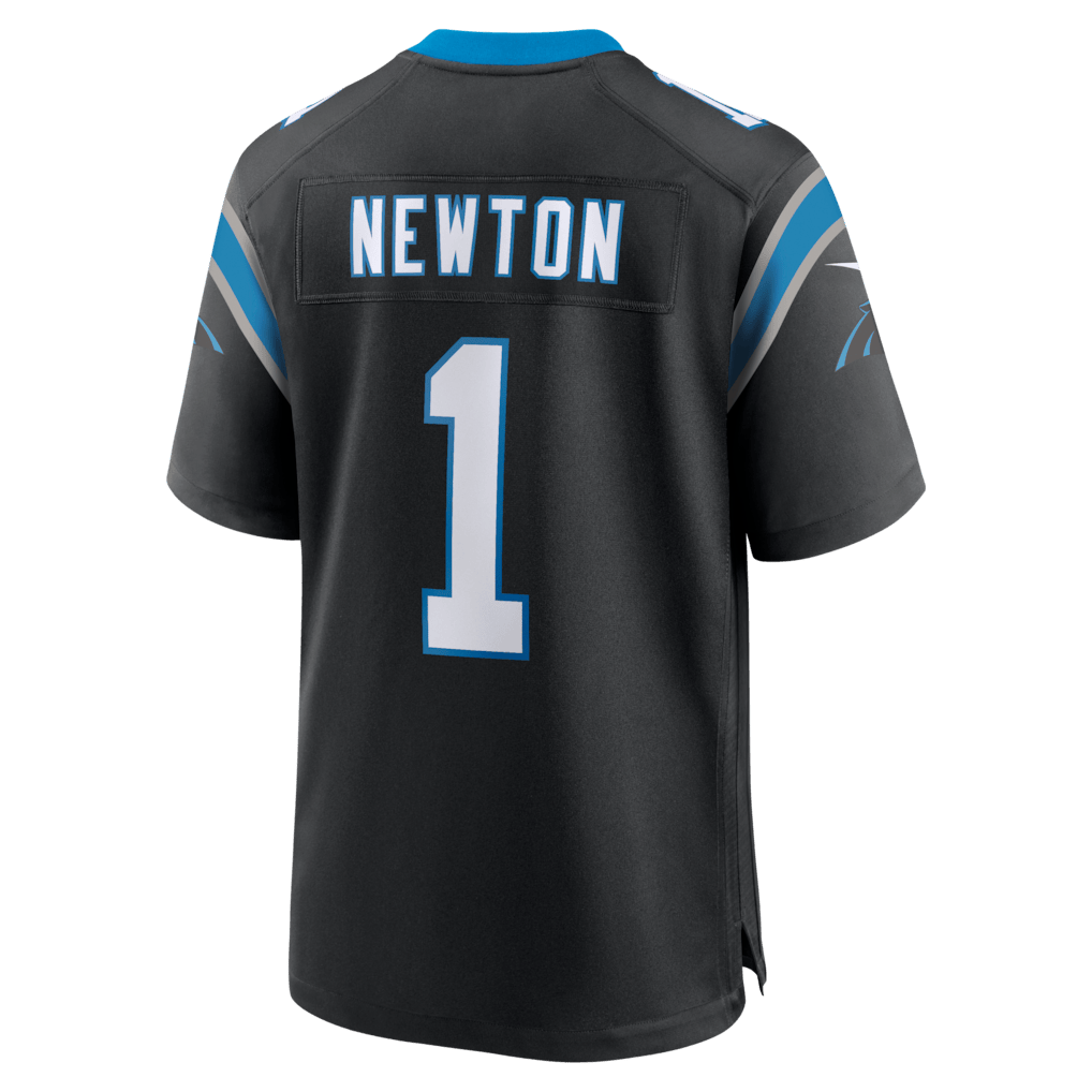 Cam Newton 1 Carolina Panthers Team Retired Game Men Jersey - Black