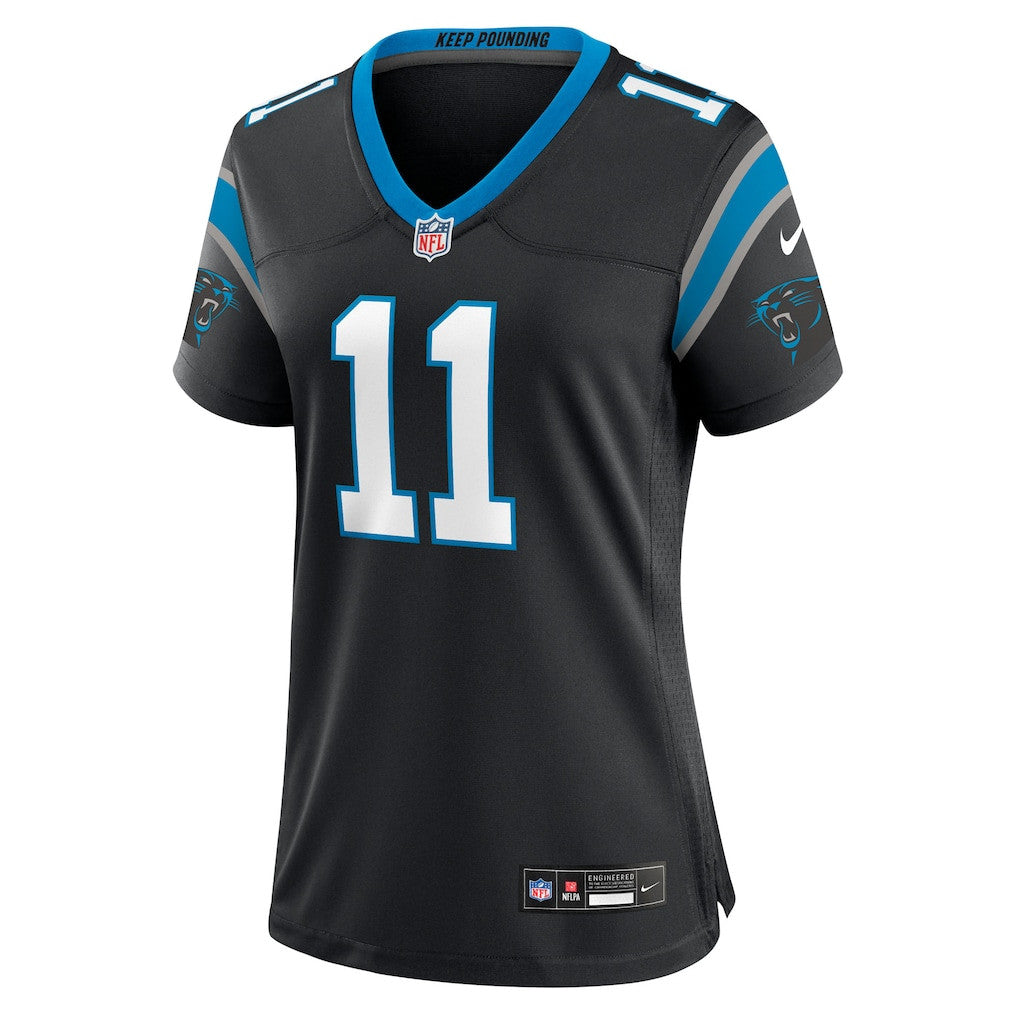 Nic Scourton 11 Carolina Panthers Women's Team Game Jersey - Black