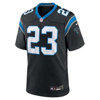 Trevor Etienne 23 Carolina Panthers Team Game Men Jersey - Black