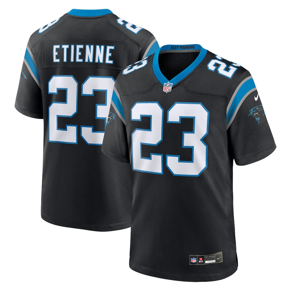 Trevor Etienne 23 Carolina Panthers Team Game Men Jersey - Black