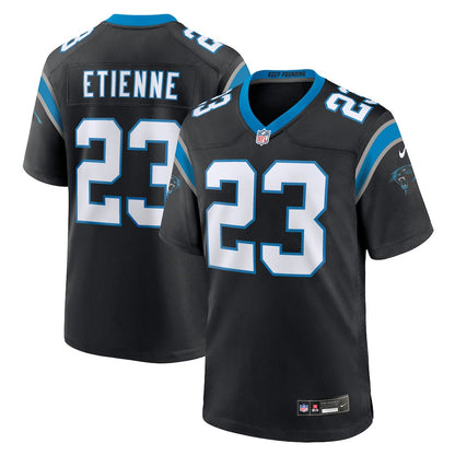 Trevor Etienne 23 Carolina Panthers Team Game Men Jersey - Black