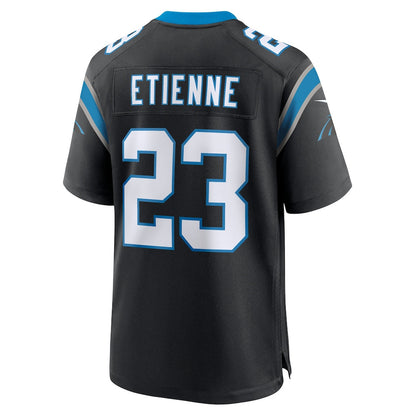 Trevor Etienne 23 Carolina Panthers Team Game Men Jersey - Black