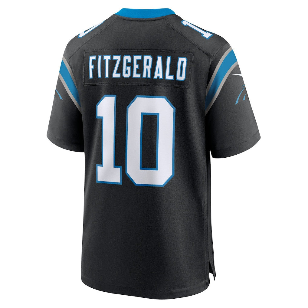 Ryan Fitzgerald 10 Carolina Panthers Team Game Men Jersey - Black