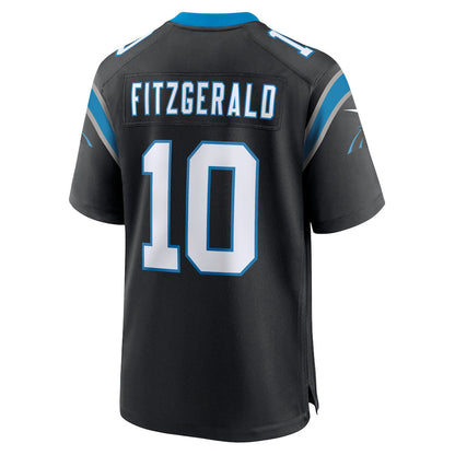 Ryan Fitzgerald 10 Carolina Panthers Team Game Men Jersey - Black