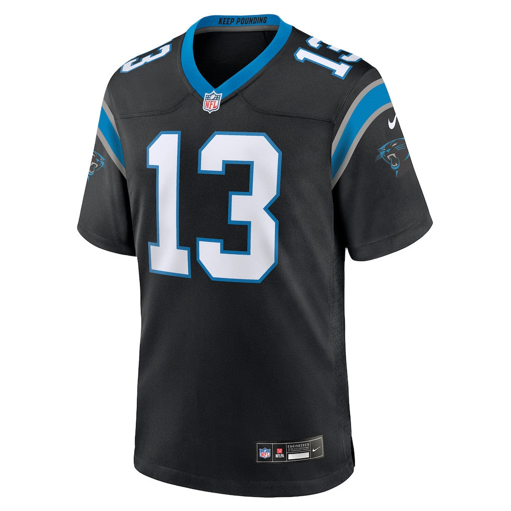 Hunter Renfrow 13 Carolina Panthers Team Game Men Jersey - Black