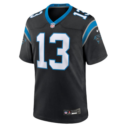 Hunter Renfrow 13 Carolina Panthers Team Game Men Jersey - Black