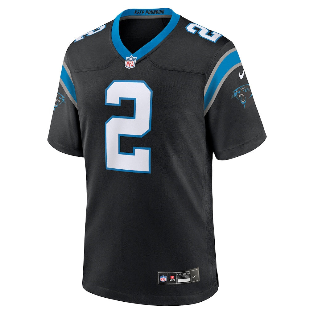 Mike Jackson 2 Carolina Panthers Team Game Men Jersey - Black