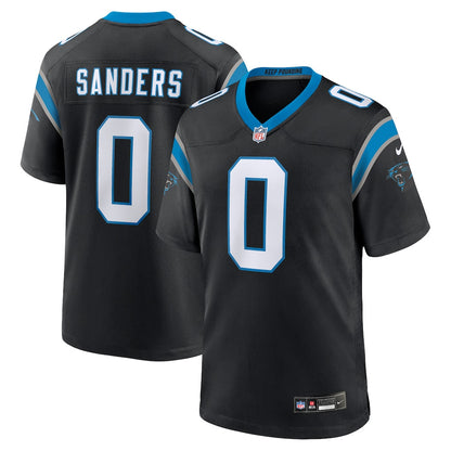 Ja'Tavion Sanders 0 Carolina Panthers Team Game Men Jersey - Black