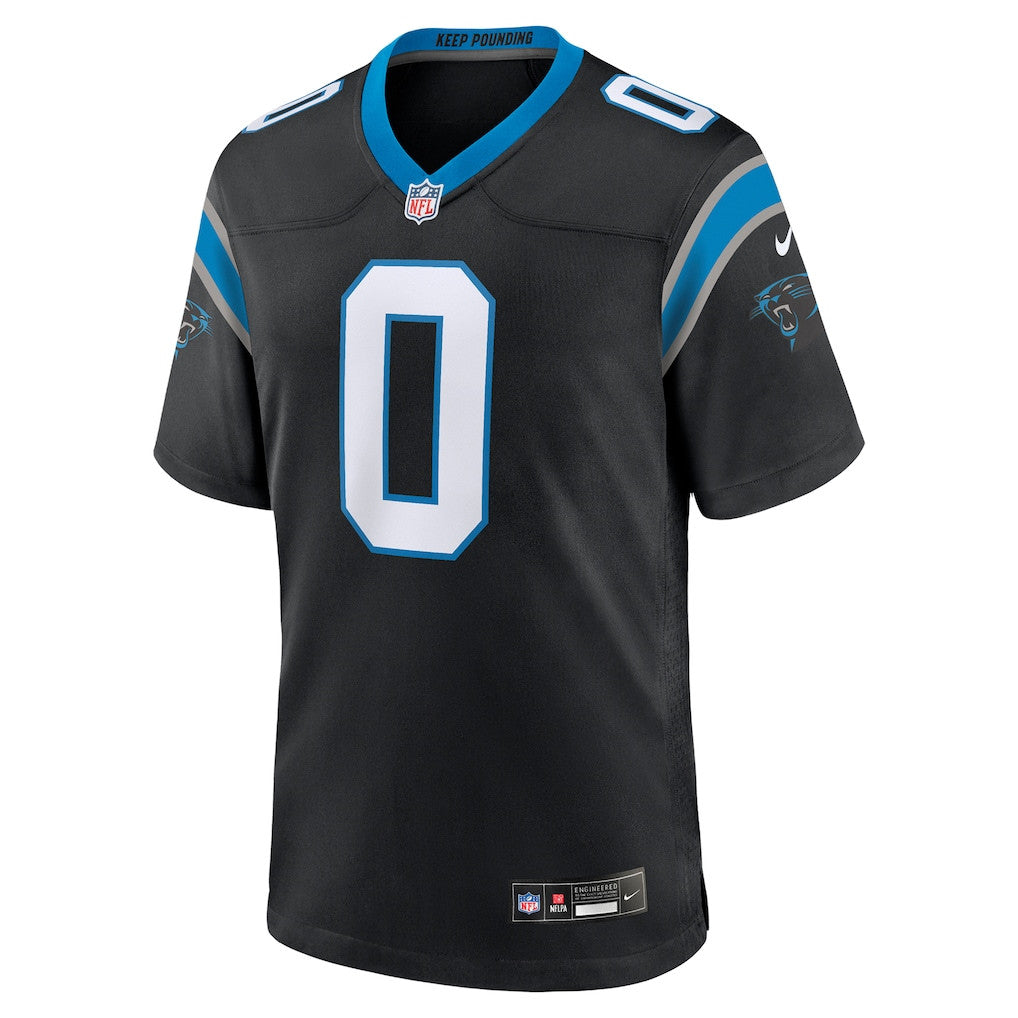 Ja'Tavion Sanders 0 Carolina Panthers Team Game Men Jersey - Black
