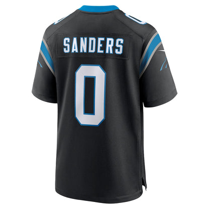 Ja'Tavion Sanders 0 Carolina Panthers Team Game Men Jersey - Black