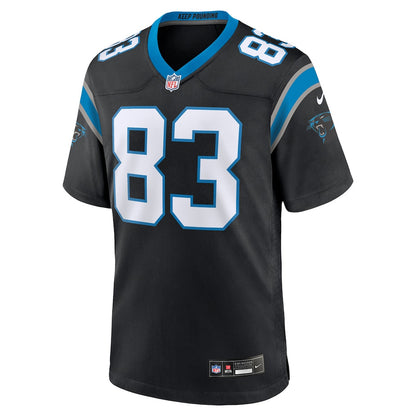 David Moore 83 Carolina Panthers Team Game Men Jersey - Black