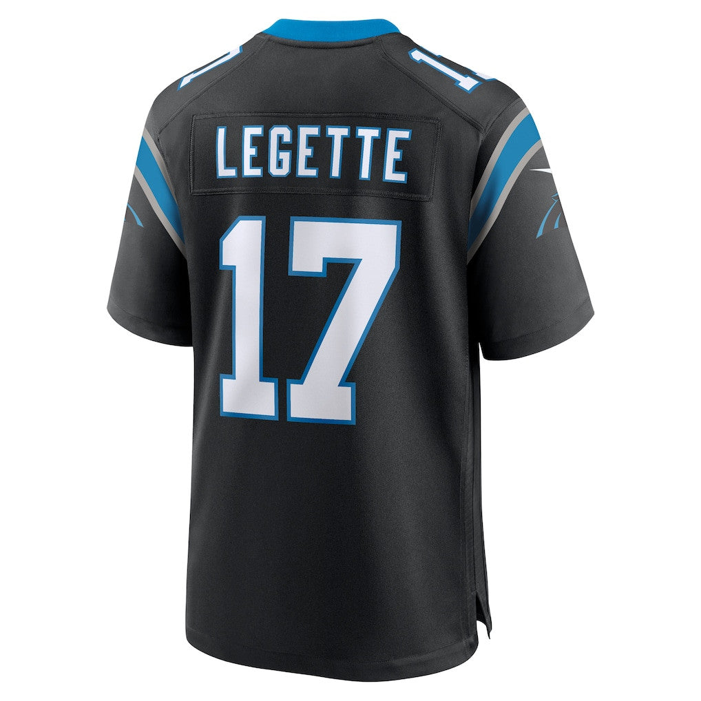 Xavier Legette 17 Carolina Panthers Team Game Men Jersey - Black