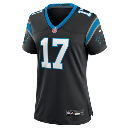 Xavier Legette 17 Carolina Panthers Women's Team Game Jersey - Black