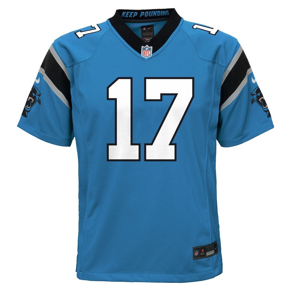 Xavier Legette 17 Carolina Panthers Game YOUTH Jersey - Blue