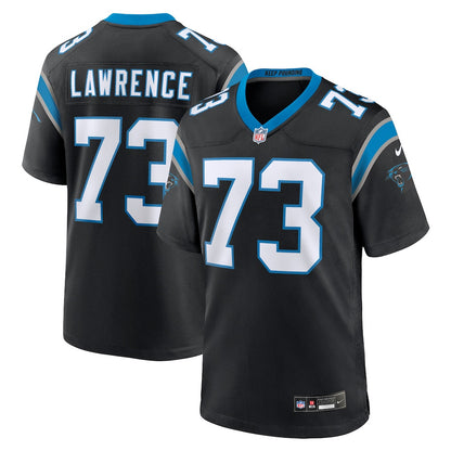 Rashard Lawrence 73 Carolina Panthers Team Game Men Jersey - Black