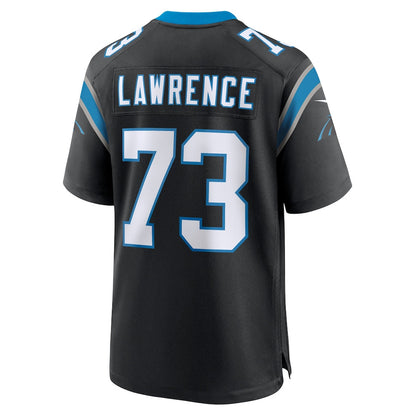 Rashard Lawrence 73 Carolina Panthers Team Game Men Jersey - Black