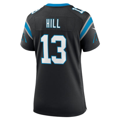 Troy Hill 13 Carolina Panthers Women's Team Game Jersey - Black