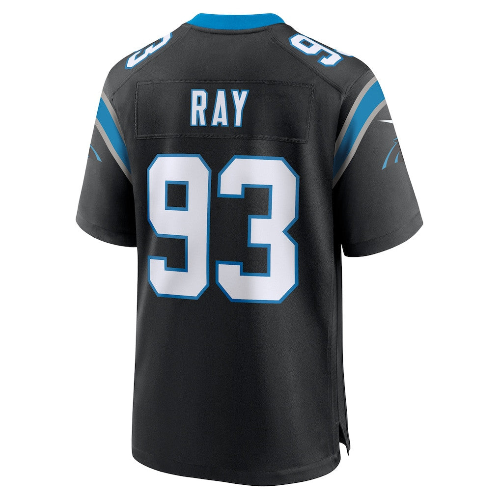 LaBryan Ray 93 Carolina Panthers Team Game Men Jersey - Black