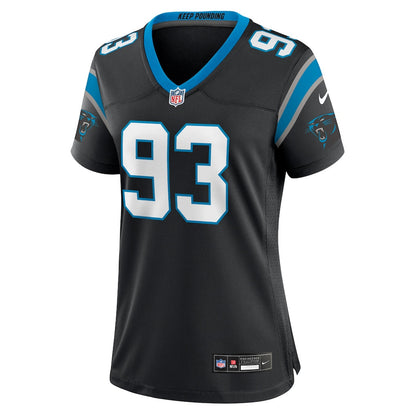 LaBryan Ray 93 Carolina Panthers Women's Team Game Jersey - Black