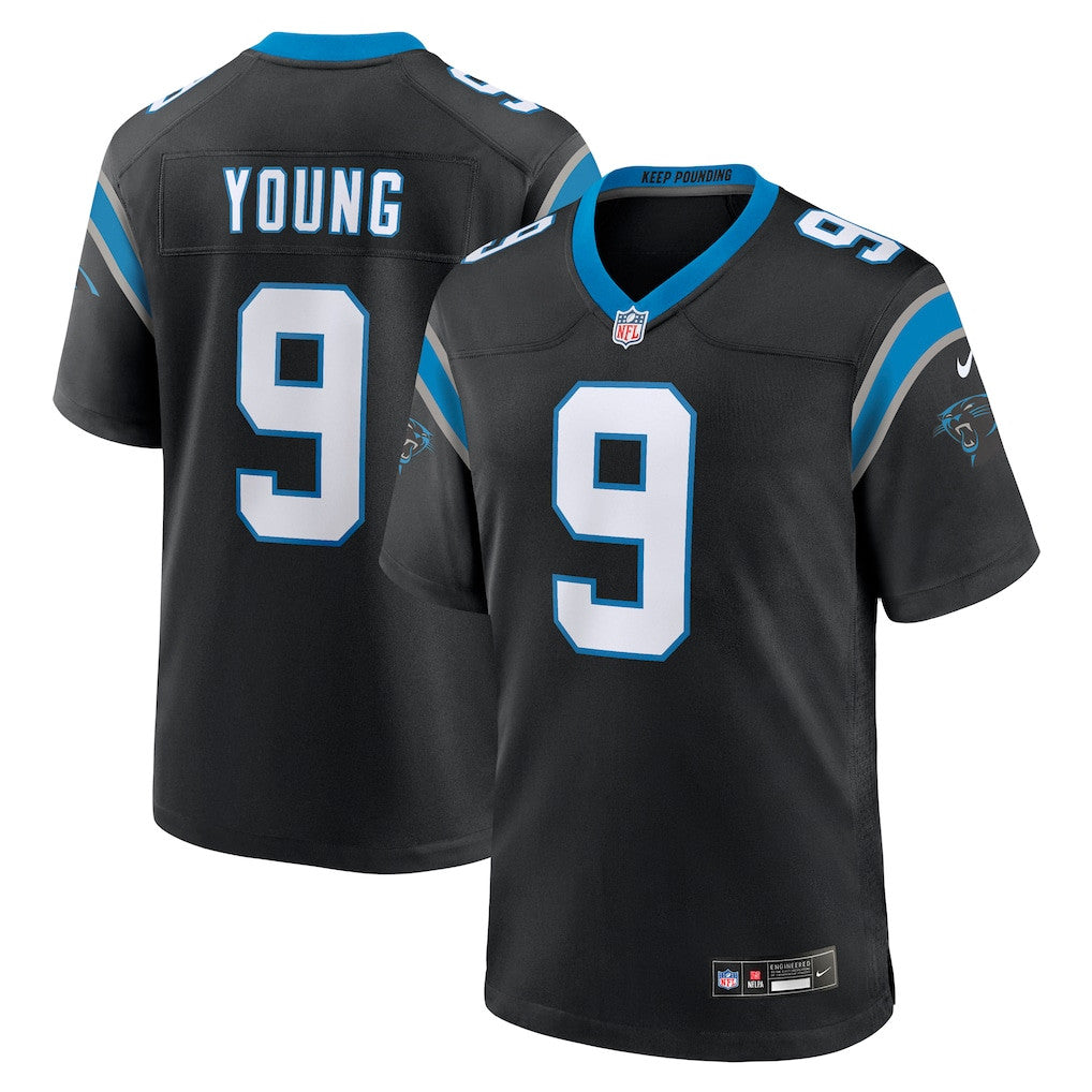 Bryce Young 9 Carolina Panthers Player Game Men Jersey - Black