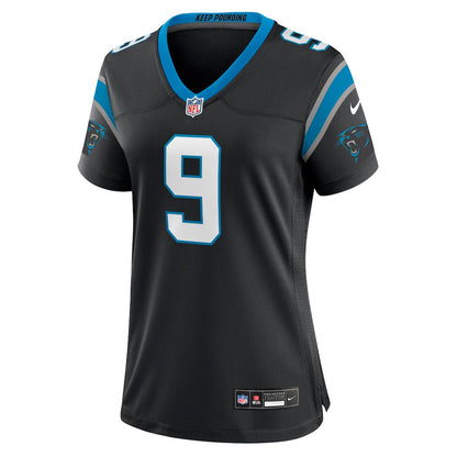 Bryce Young 9 Carolina Panthers Women's Team Game Jersey - Black