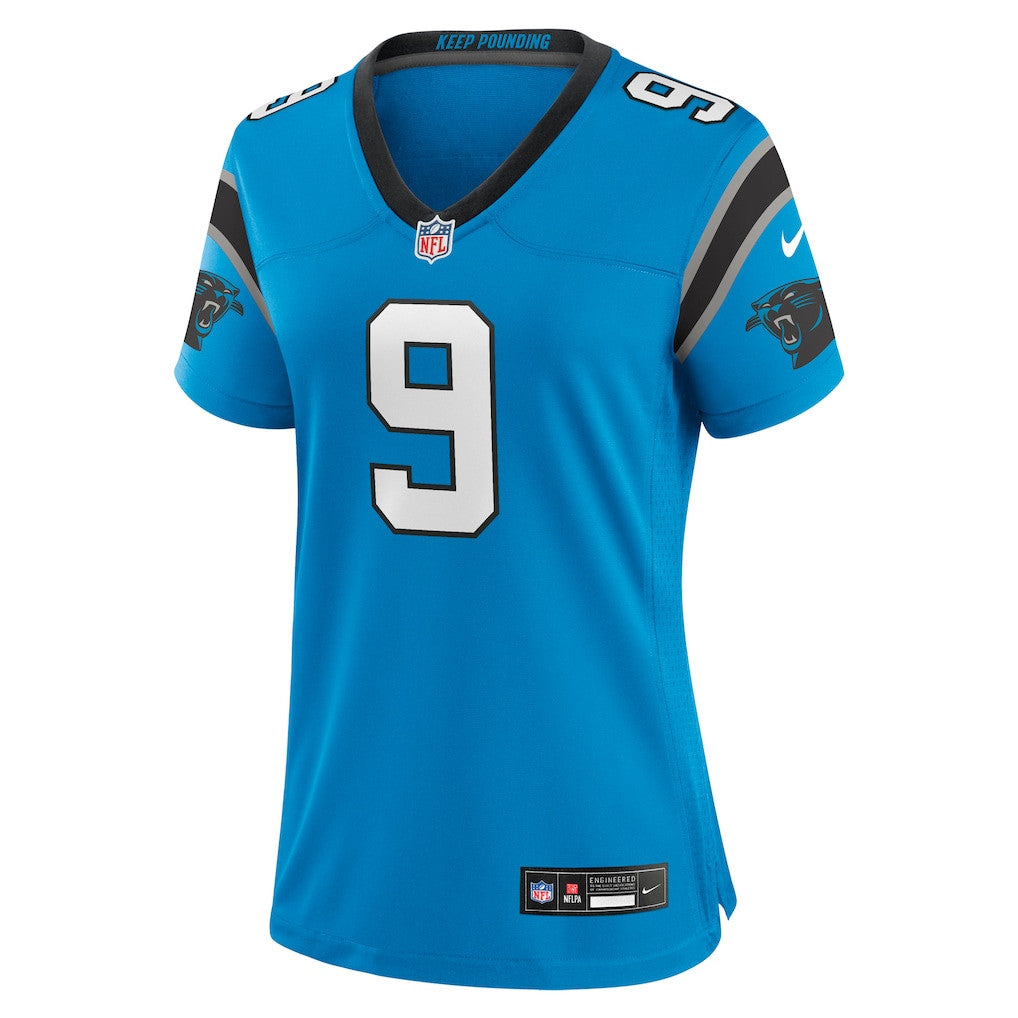 Bryce Young 9 Carolina Panthers Women's Team Game Jersey - Blue