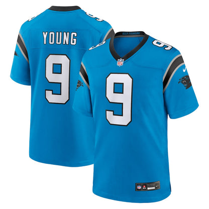 Bryce Young 9 Carolina Panthers Alternate Game Men Jersey - Blue