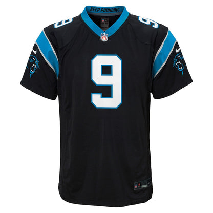 Bryce Young 9 Carolina Panthers Game YOUTH Jersey - Black