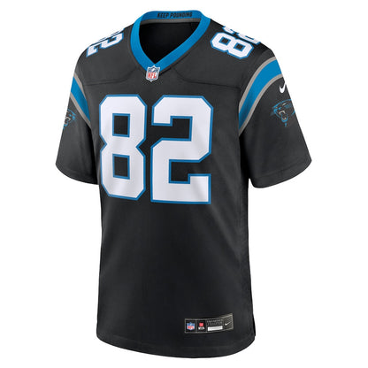 Tommy Tremble 82 Carolina Panthers Team Game Men Jersey - Black
