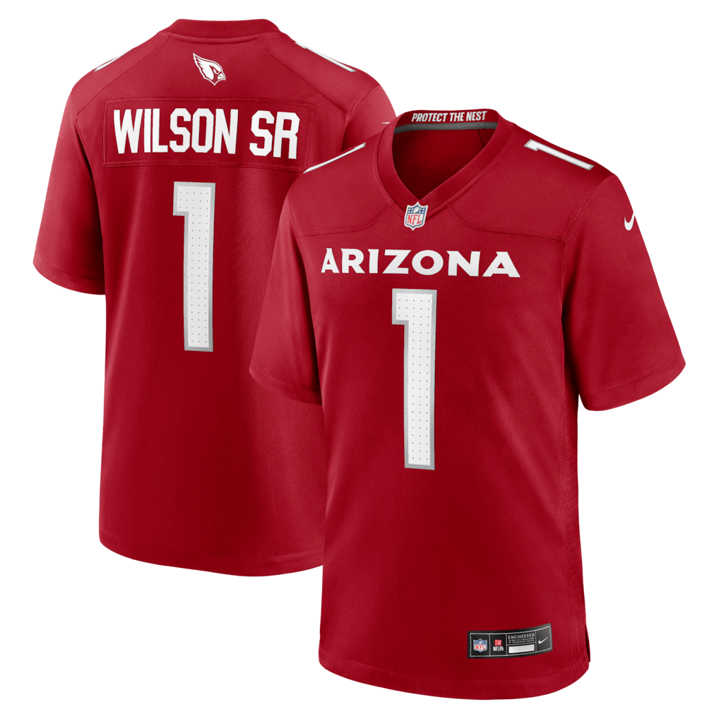 Mack Wilson 1 Arizona Cardinals Team Game Men Jersey - Cardinal