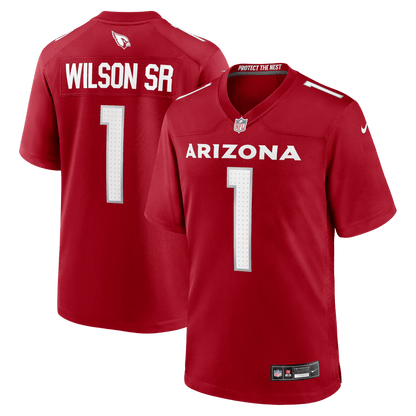 Mack Wilson 1 Arizona Cardinals Team Game Men Jersey - Cardinal