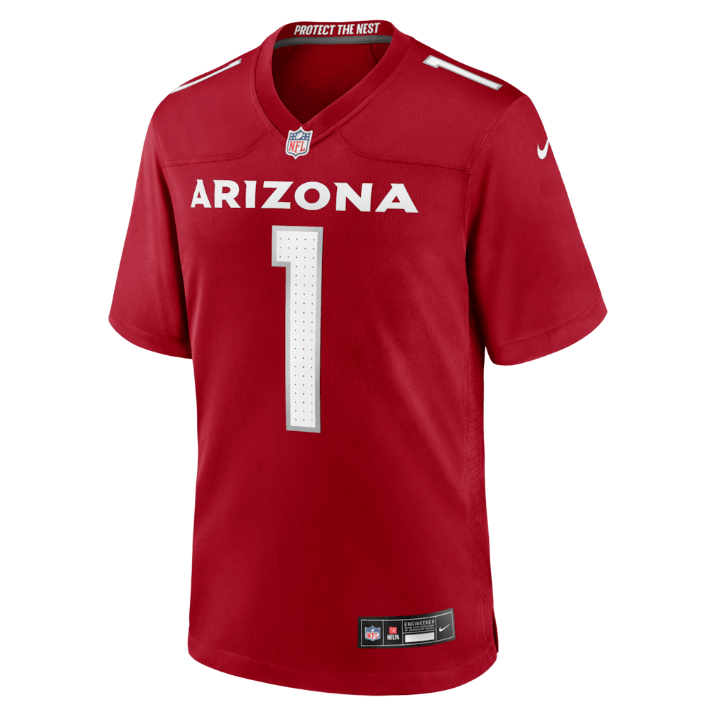 Mack Wilson 1 Arizona Cardinals Team Game Men Jersey - Cardinal
