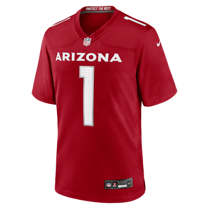 Mack Wilson 1 Arizona Cardinals Team Game Men Jersey - Cardinal