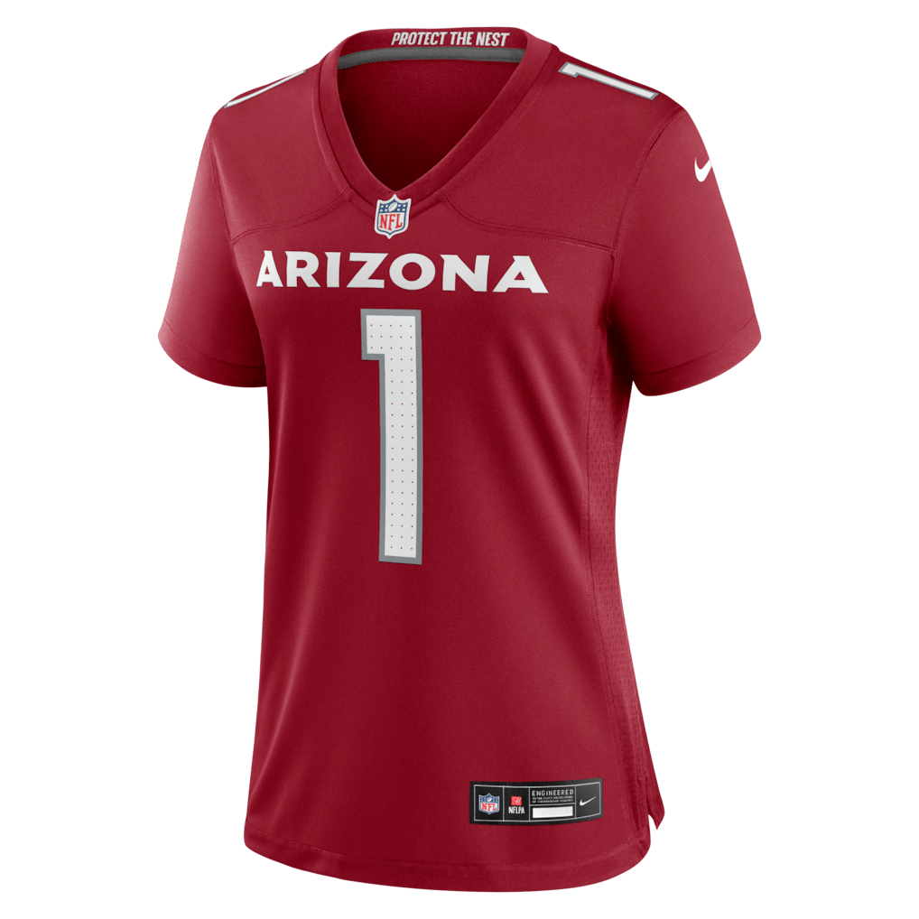 Mack Wilson 1 Arizona Cardinals Women's Team Game Jersey - Cardinal