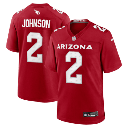 Will Johnson 2 Arizona Cardinals Team Game Men Jersey - Cardinal