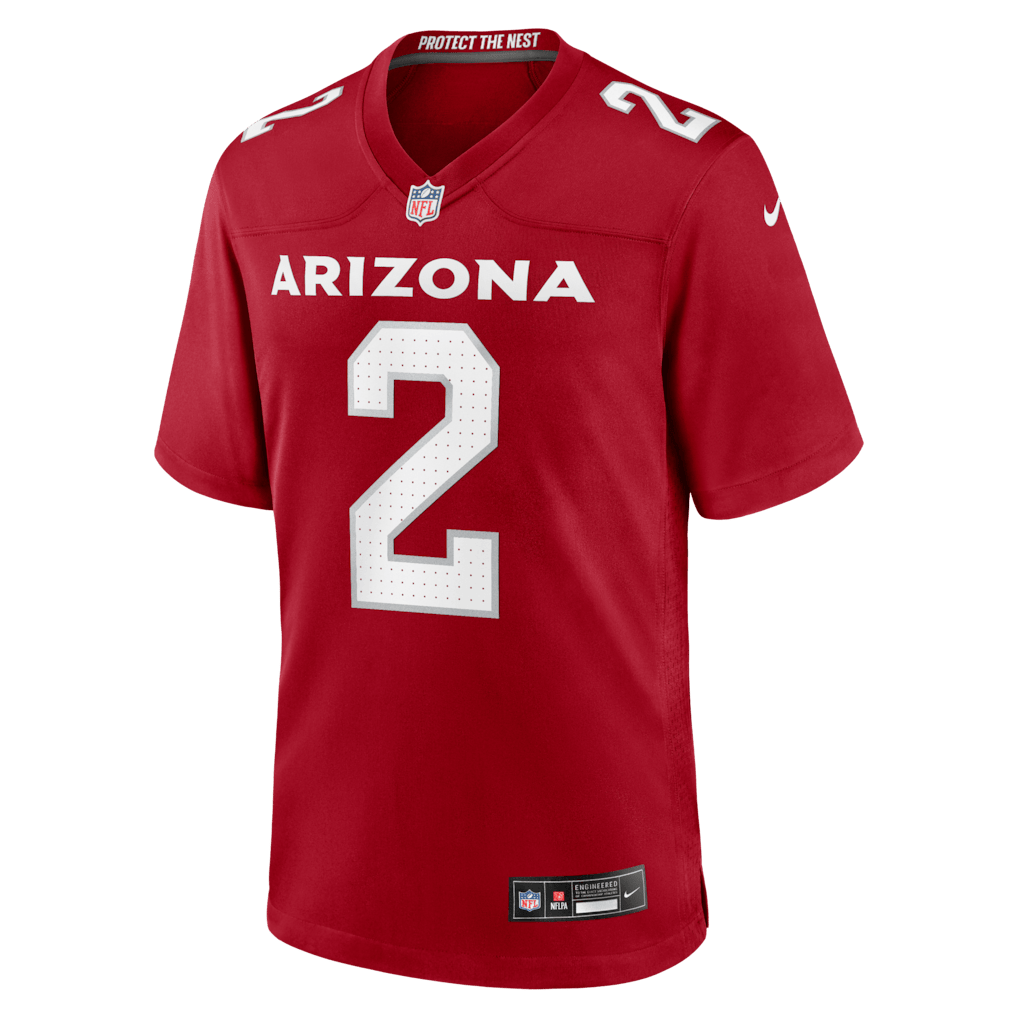 Will Johnson 2 Arizona Cardinals Team Game Men Jersey - Cardinal