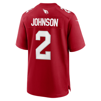 Will Johnson 2 Arizona Cardinals Team Game Men Jersey - Cardinal